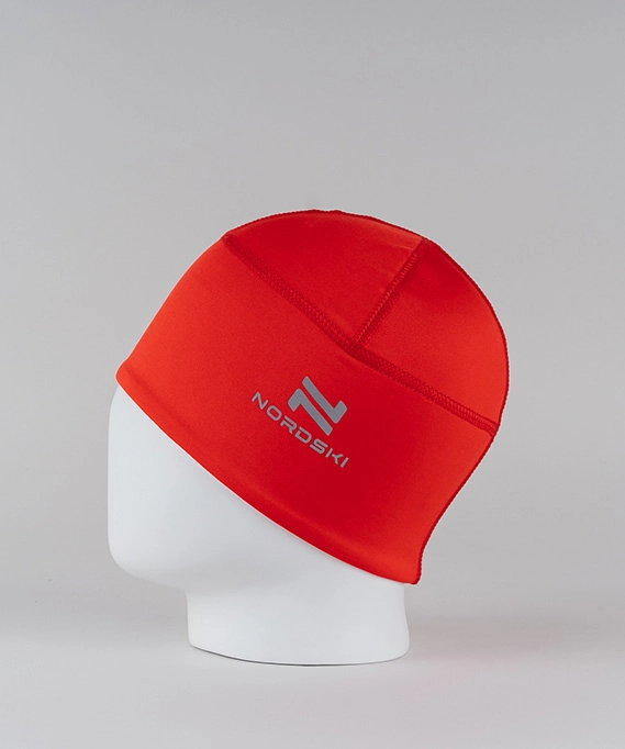 Тренировочная шапка Nordski Jr.Warm Red