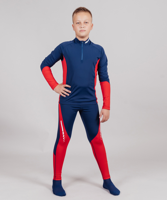 Гоночный костюм Nordski Jr.Base Dark Blue/Red