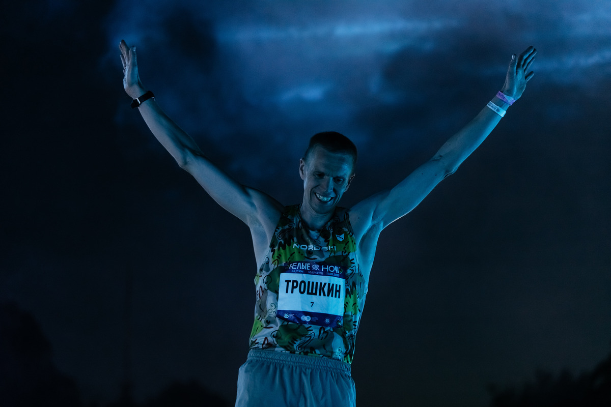 Алексей Трошкин – бронзовый призёр марафона «Белые ночи»