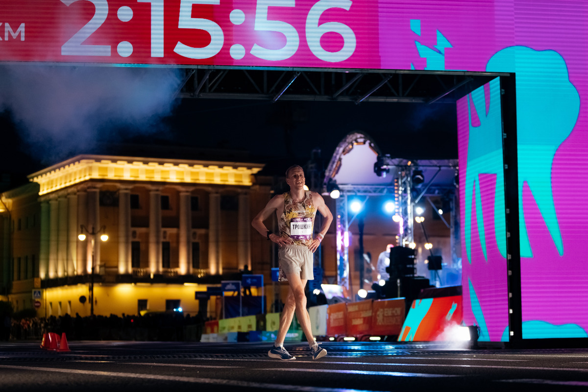 Алексей Трошкин – бронзовый призёр марафона «Белые ночи»