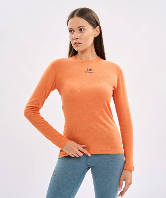 Комплект термобелья Nordski Soft Orange/Green W