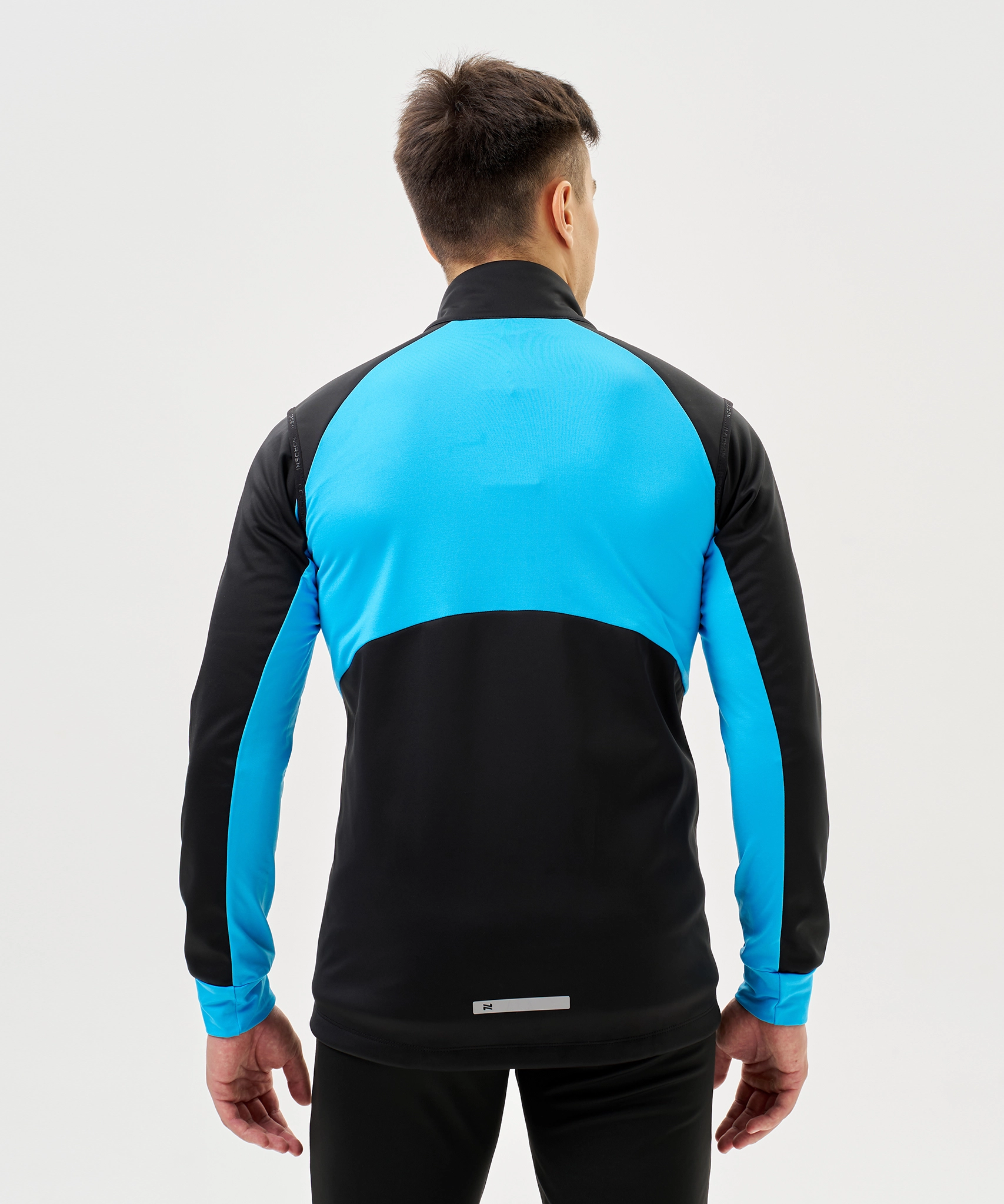 Жилет тренировочный Nordski Core Black/Light Blue
