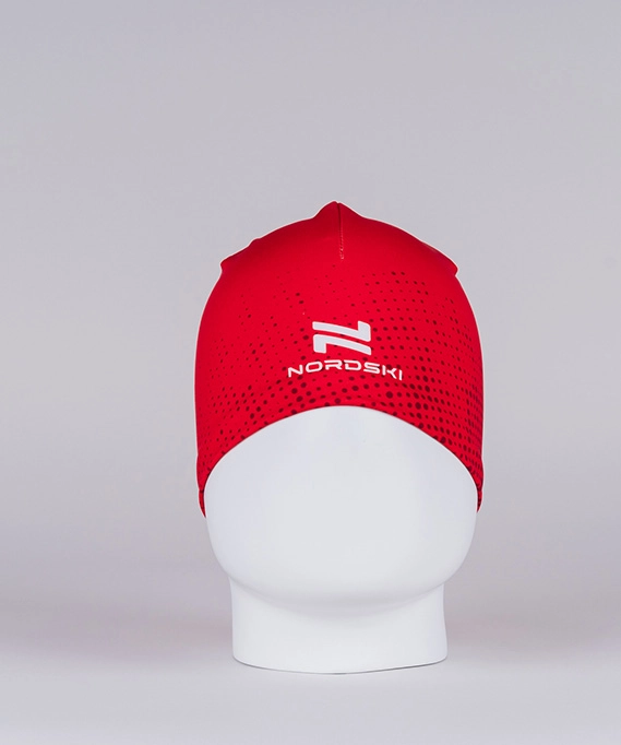 Гоночная шапка Nordski Jr. Pro Red/Black