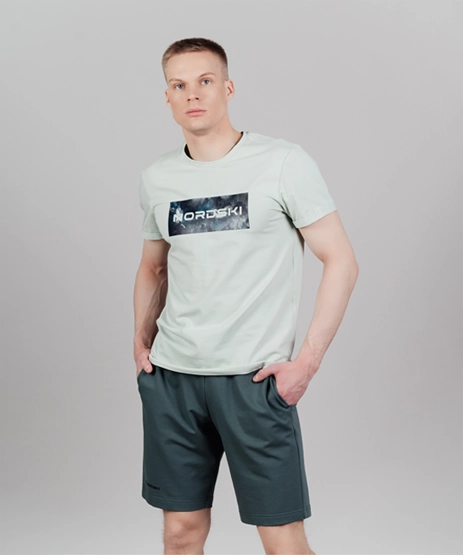 Футболка Nordski Simple Logo Grey/Ice