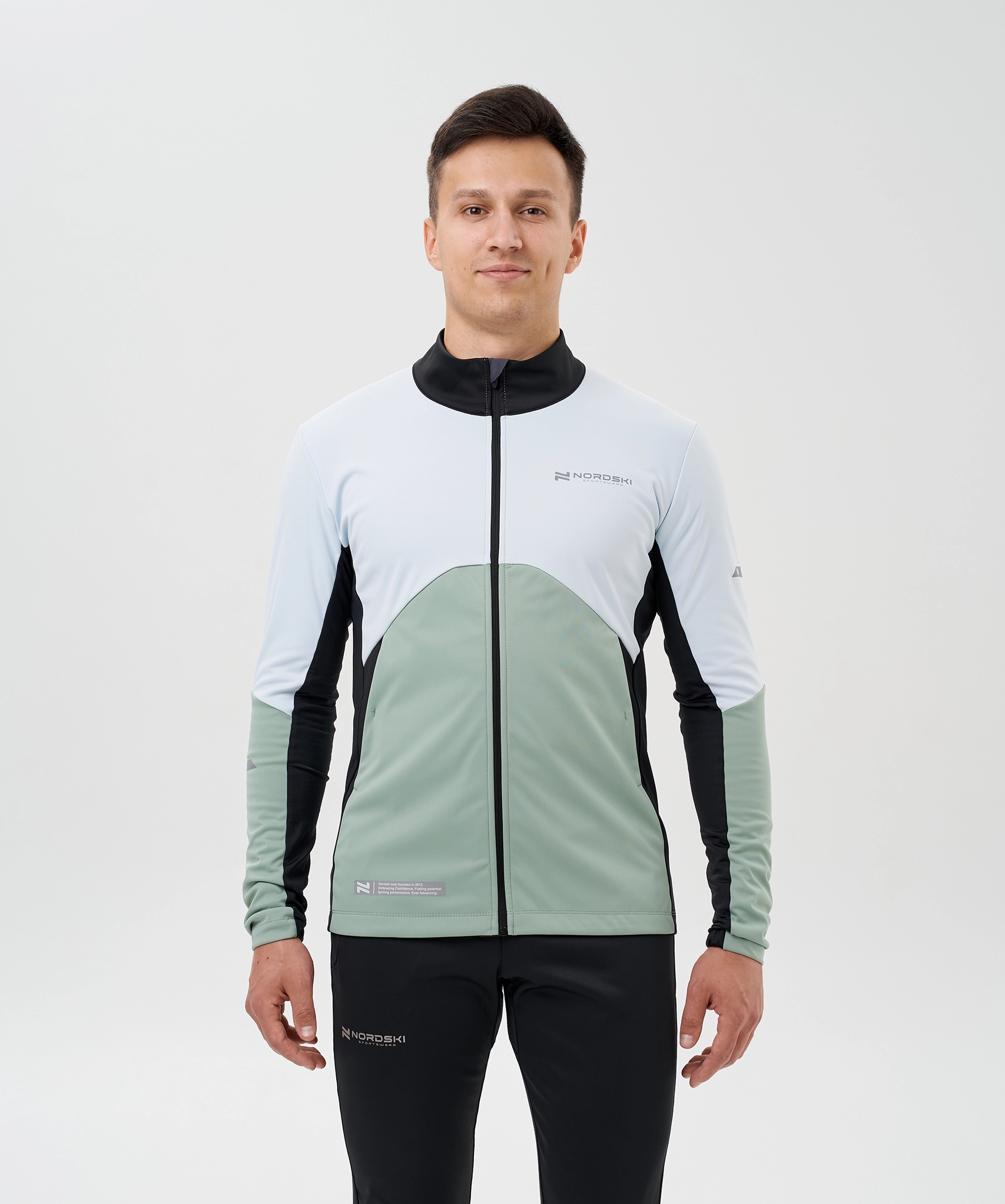 Тренировочная куртка Nordski Pro 2.0 Pearl Blue/Ice Mint/Black