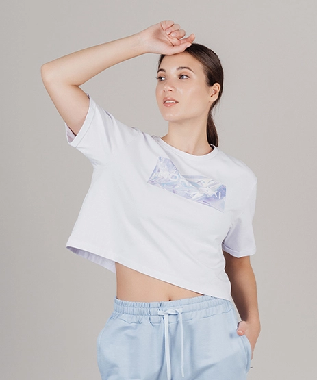 Футболка укороченная Nordski Simple Logo Soft Pink W