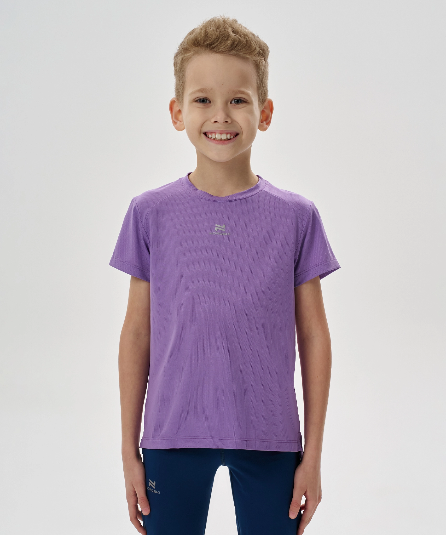 Футболка Nordski Jr. Run 2.0 Sky