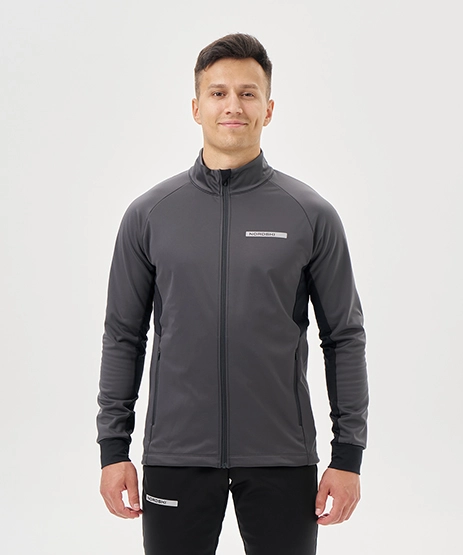 Тренировочная куртка Nordski Core Grey/Black