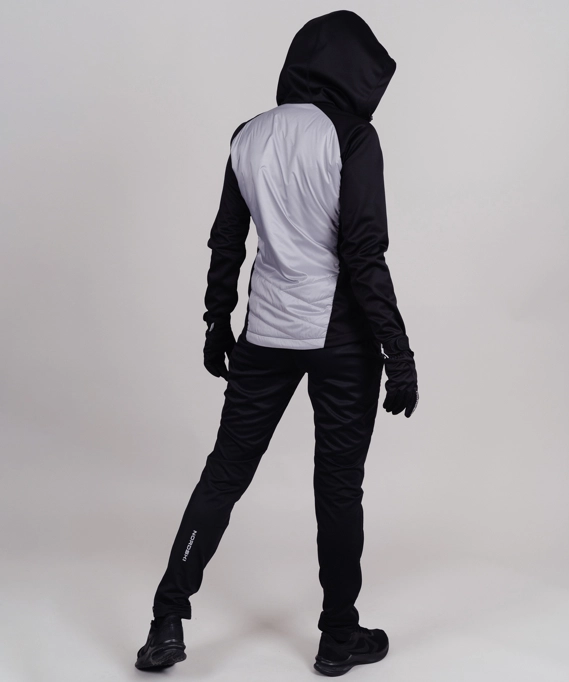 Куртка Nordski Hybrid Hood Black/Grey W