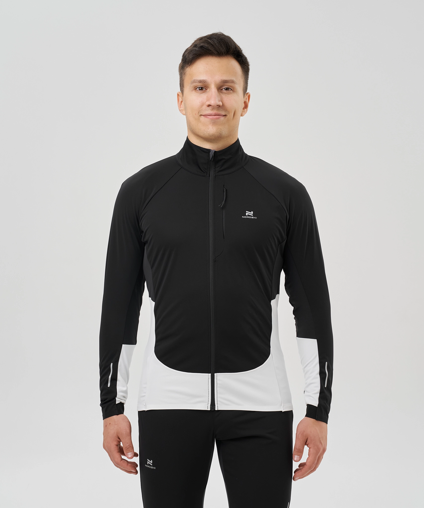 Тренировочная куртка Nordski Race Black/White