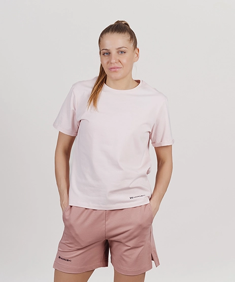 Футболка укороченная Nordski Simple Logo Soft Pink W