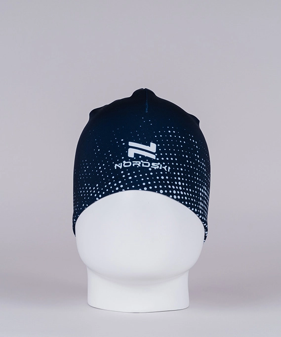 Гоночная шапка Nordski Pro Blue/Pearl Blue