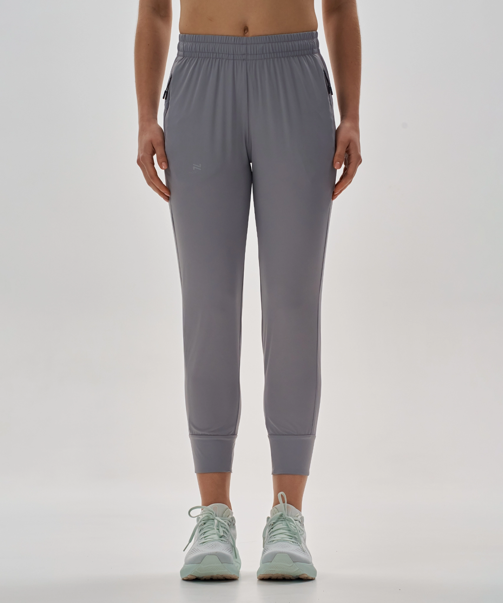 Брюки беговые Pro Light Grey W