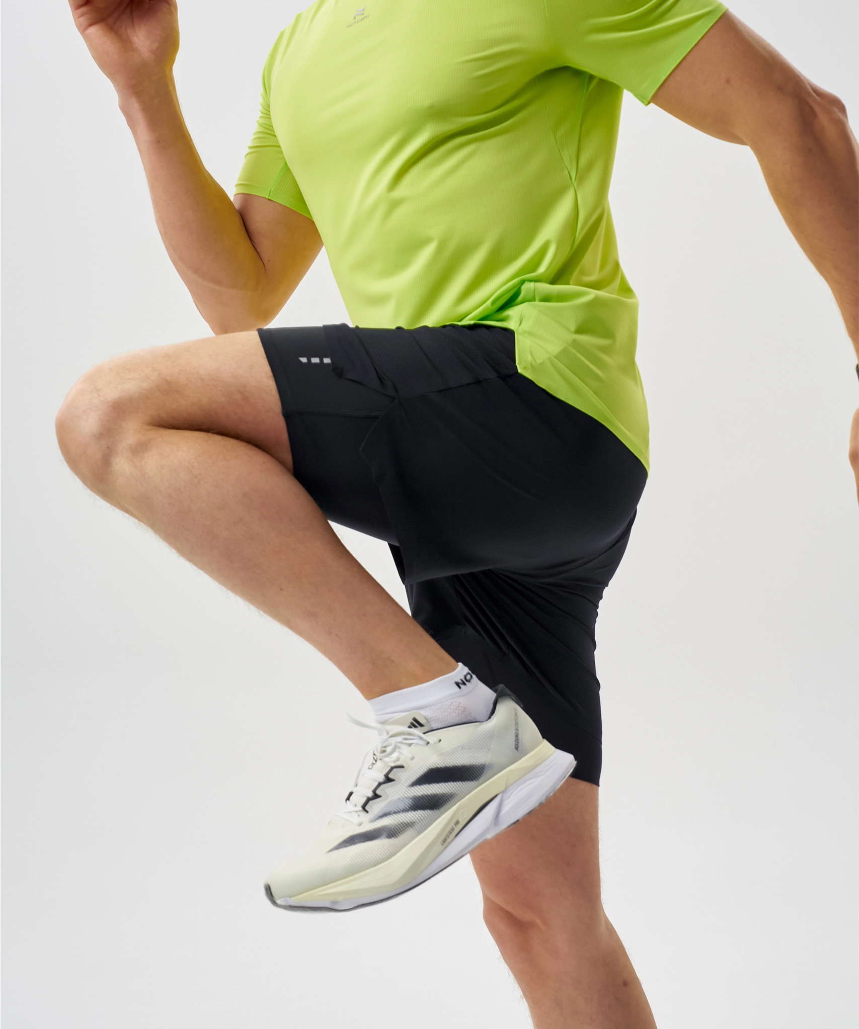 Шорты 2 в 1 Nordski Road Black