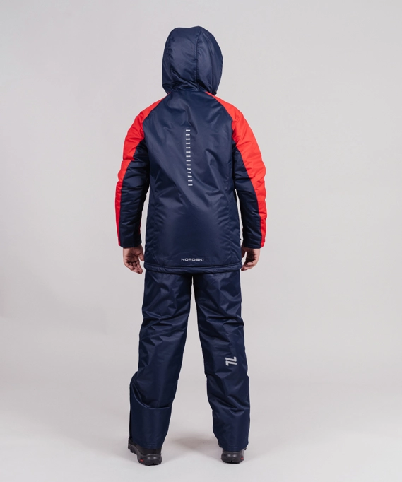 Утепленная куртка NORDSKI Kids Premium-Sport Red/Dark Navy