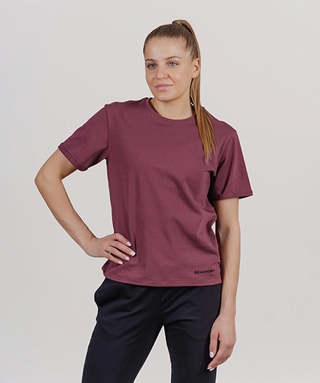 Футболка укороченная Nordski Simple Logo Soft Pink W
