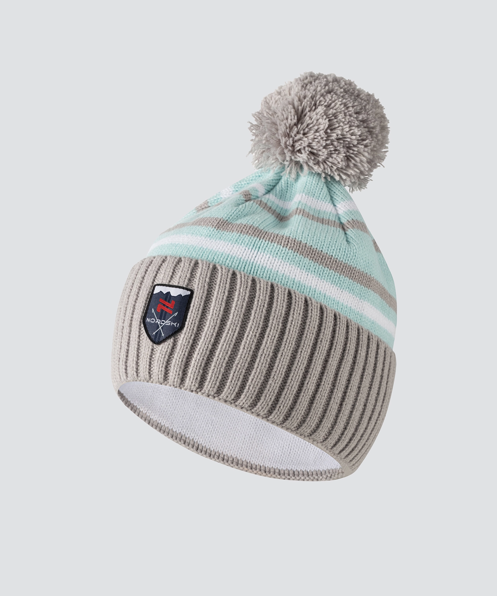 Шапка Nordski Severe Ice Water/White
