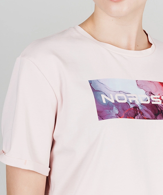 Футболка Nordski Simple Logo Soft Pink W