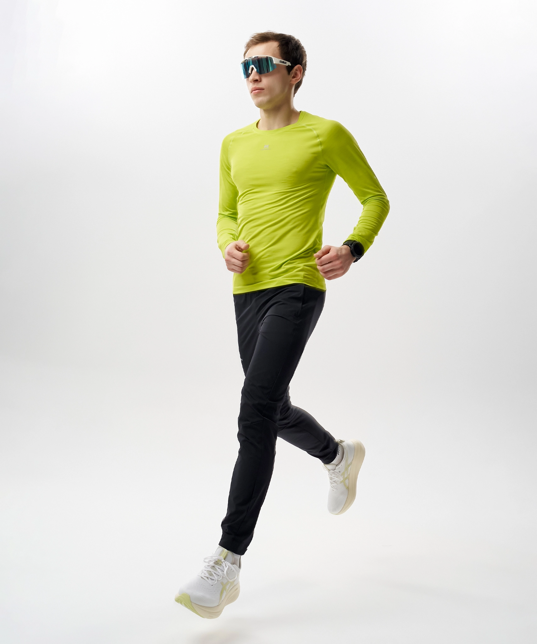 Футболка Nordski Pro Lime с длинным рукавом