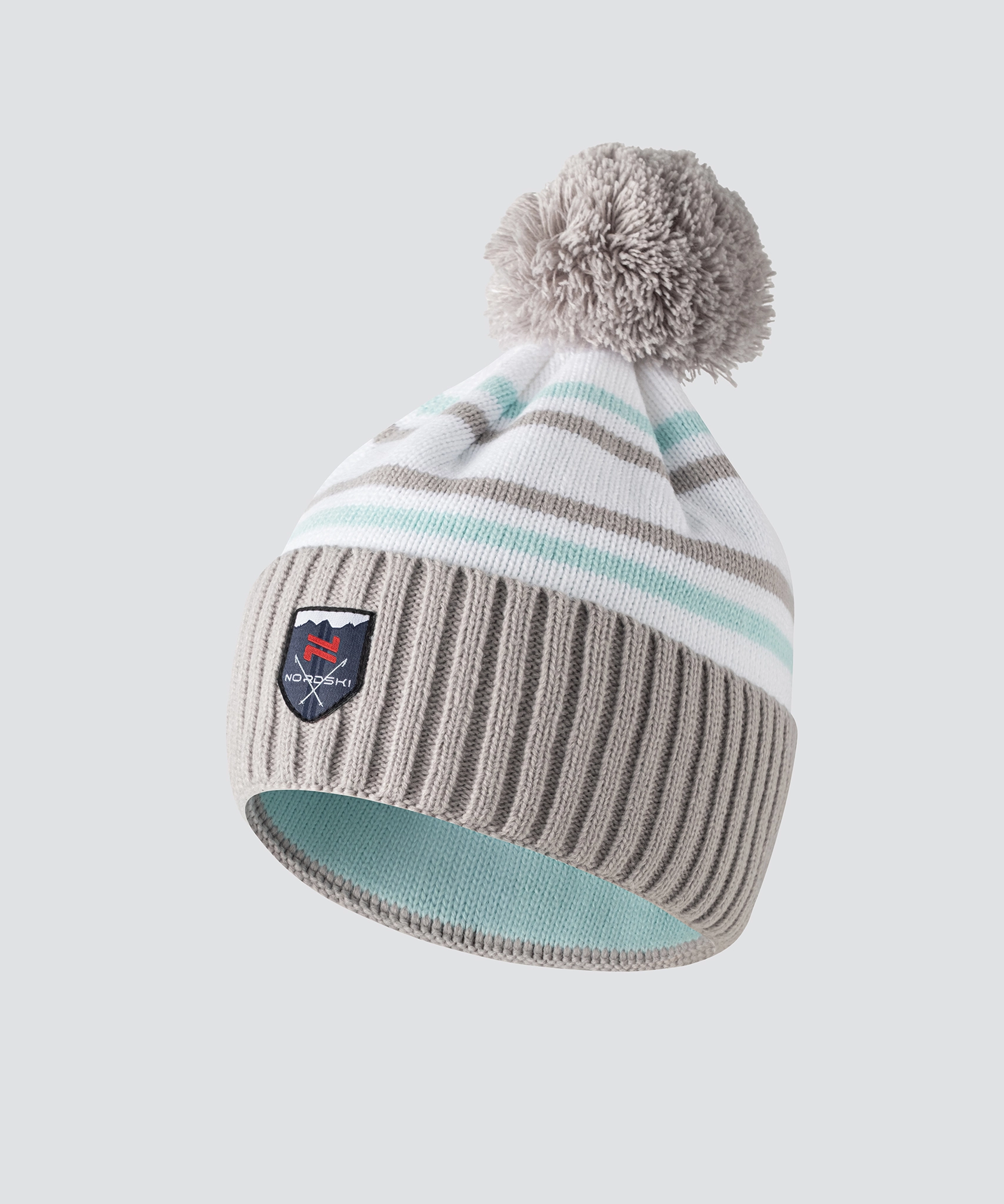 Шапка Nordski Severe White/Grey