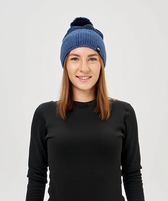Шапка Nordski Frosty Dark Blue/True Blue