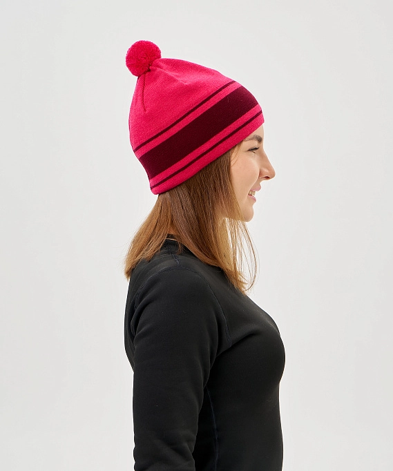Шапка Nordski Tone Stripe Pink