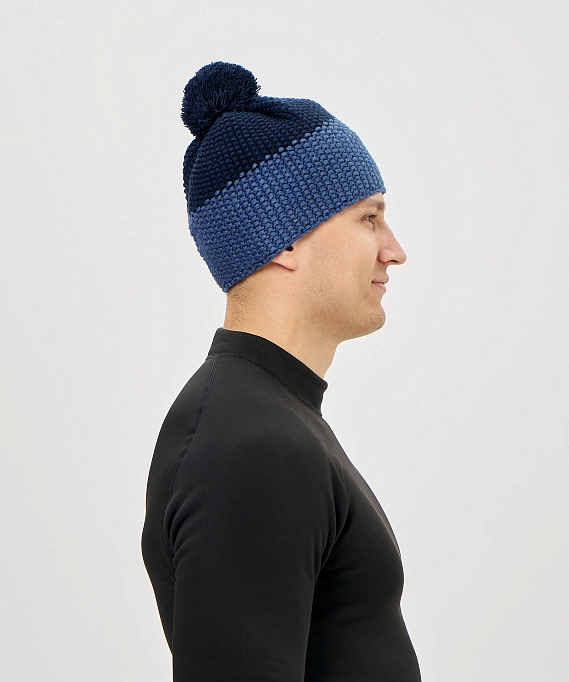 Шапка Nordski Frosty Dark Blue/True Blue