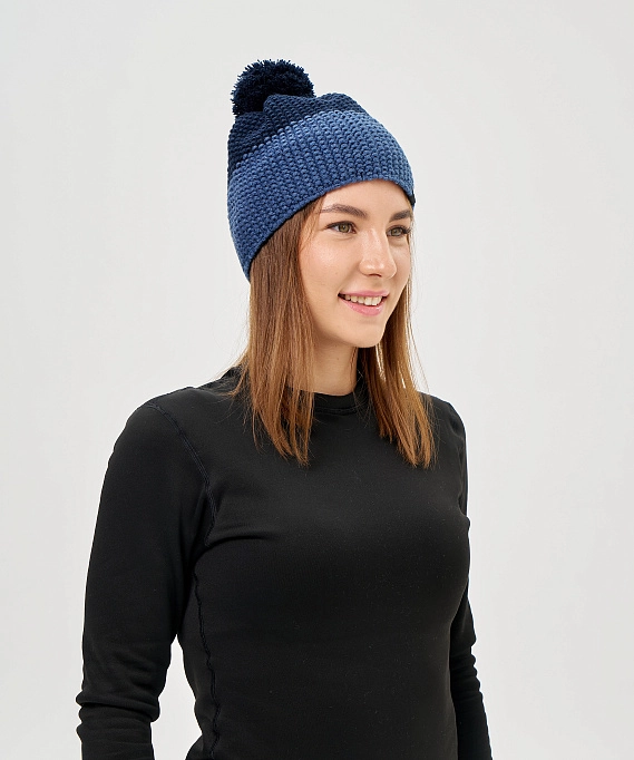 Шапка Nordski Frosty Dark Blue/True Blue