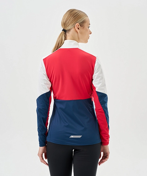 Тренировочная куртка Nordski PRO TOUR White/Deep/Red W