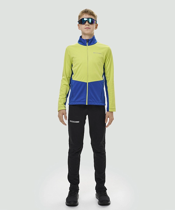 Тренировочная куртка Nordski Jr. Advance True Blue/Lime