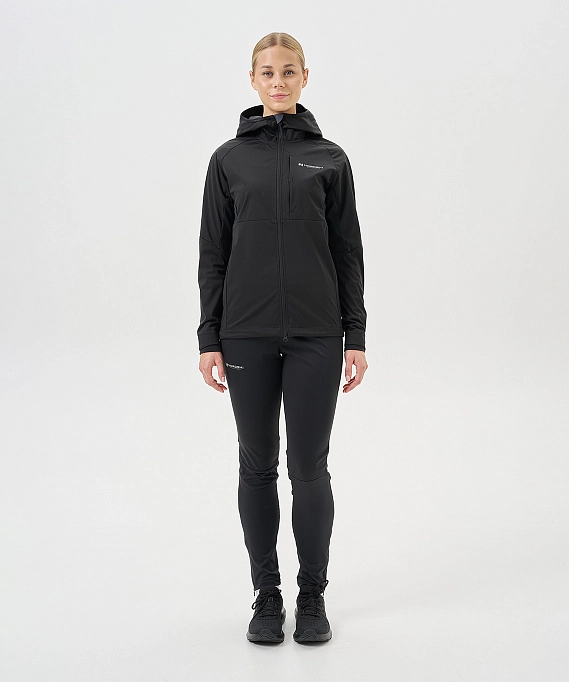 Тренировочная куртка Nordski PRO TOUR HOOD Black W