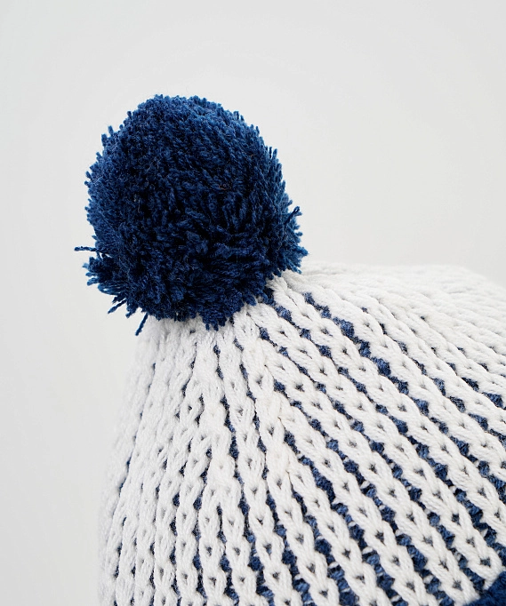 Шапка Nordski Alpine White/Dark Blue