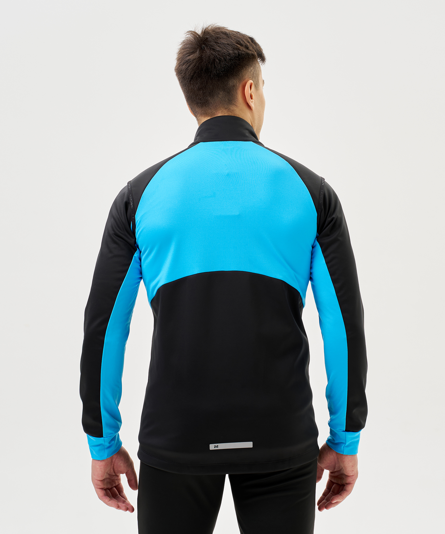 Жилет тренировочный Nordski Core Black/Light Blue