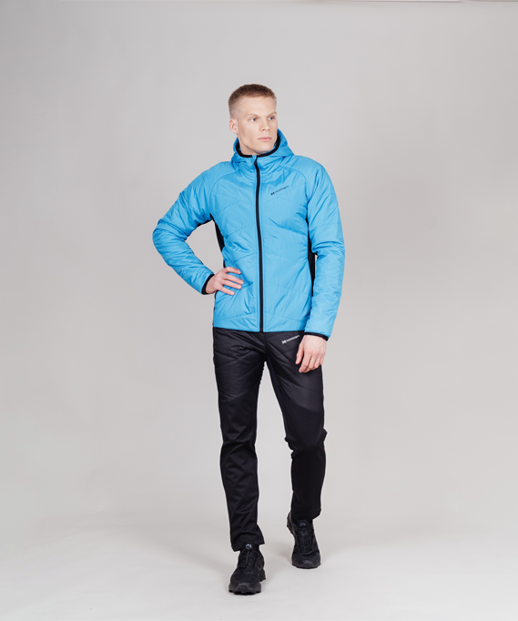 Куртка Nordski Hybrid Warm Light Blue/Black