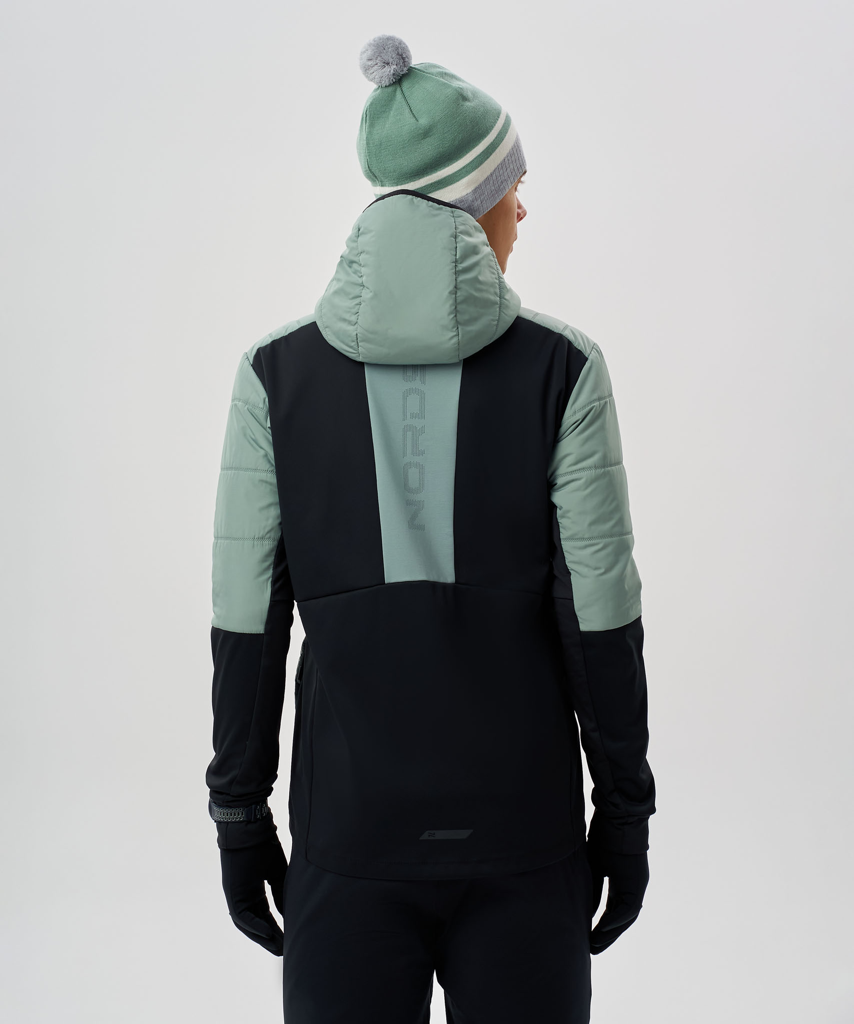 Куртка Nordski Hybrid Hood 2.0 Ice Mint/Black