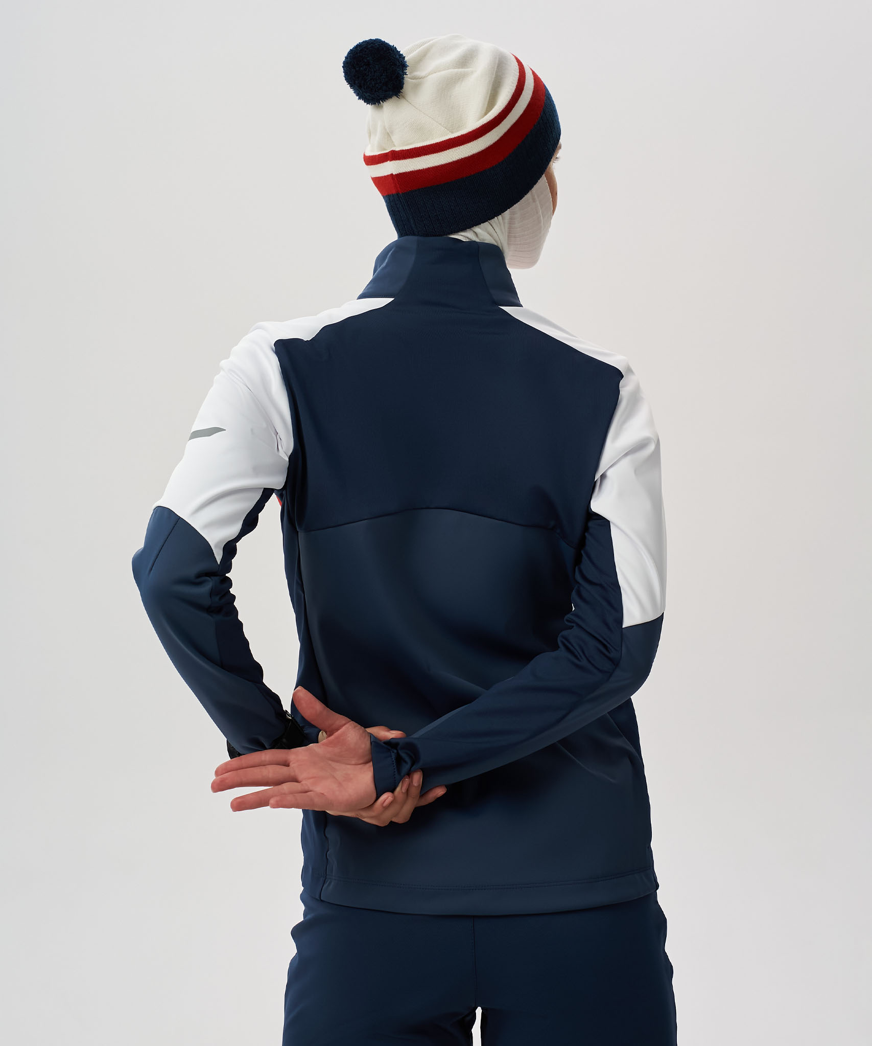 Тренировочная куртка Nordski Pro 2.0 White/Blue/Red W