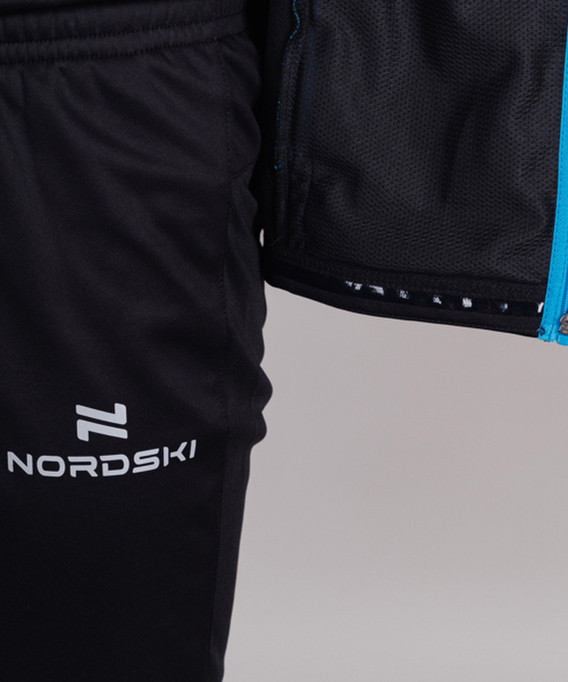 Разминочная куртка Nordski BASE Black/Blue