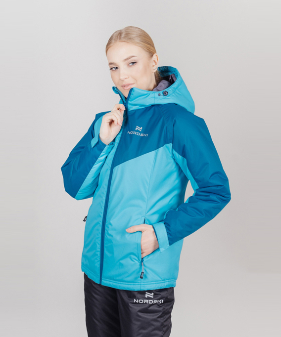 Утепленная куртка NORDSKI Premium-Sport Aquamarine/Blue W