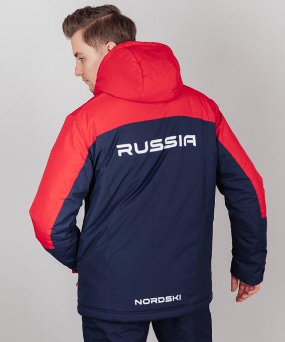 Утепленная куртка NORDSKI Mount Dark Blue/Red