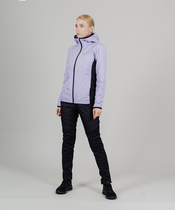 Куртка Nordski Hybrid Warm Lavender/Black W