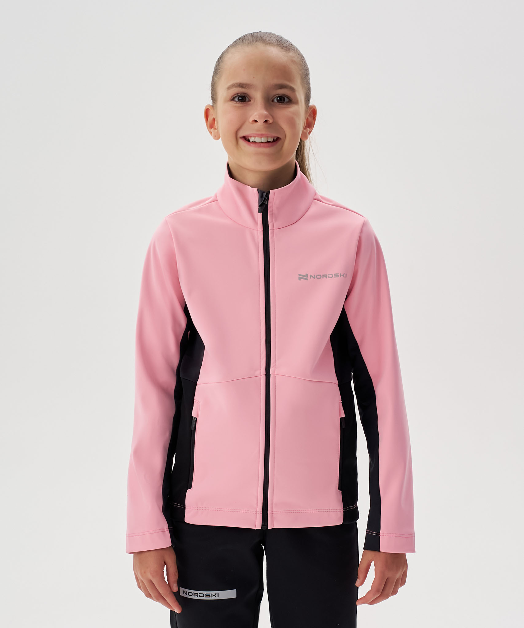 Тренировочная куртка Nordski Jr. Advance Candy Pink/Black