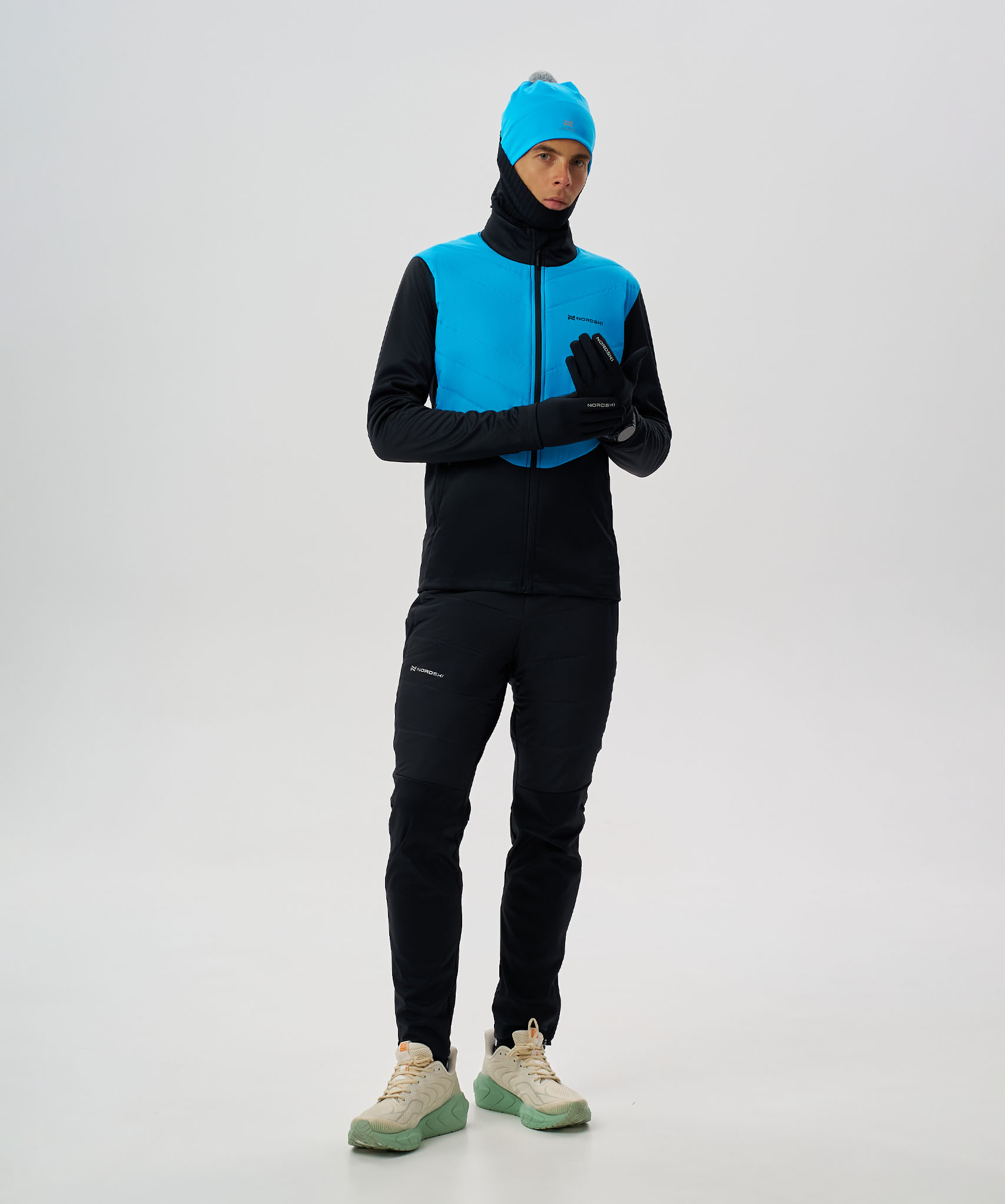 Куртка Nordski Hybrid Pro 2.0 Black/Light Blue