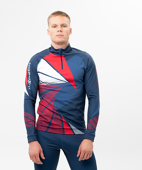 Гоночный костюм Nordski Heat Blue/Red