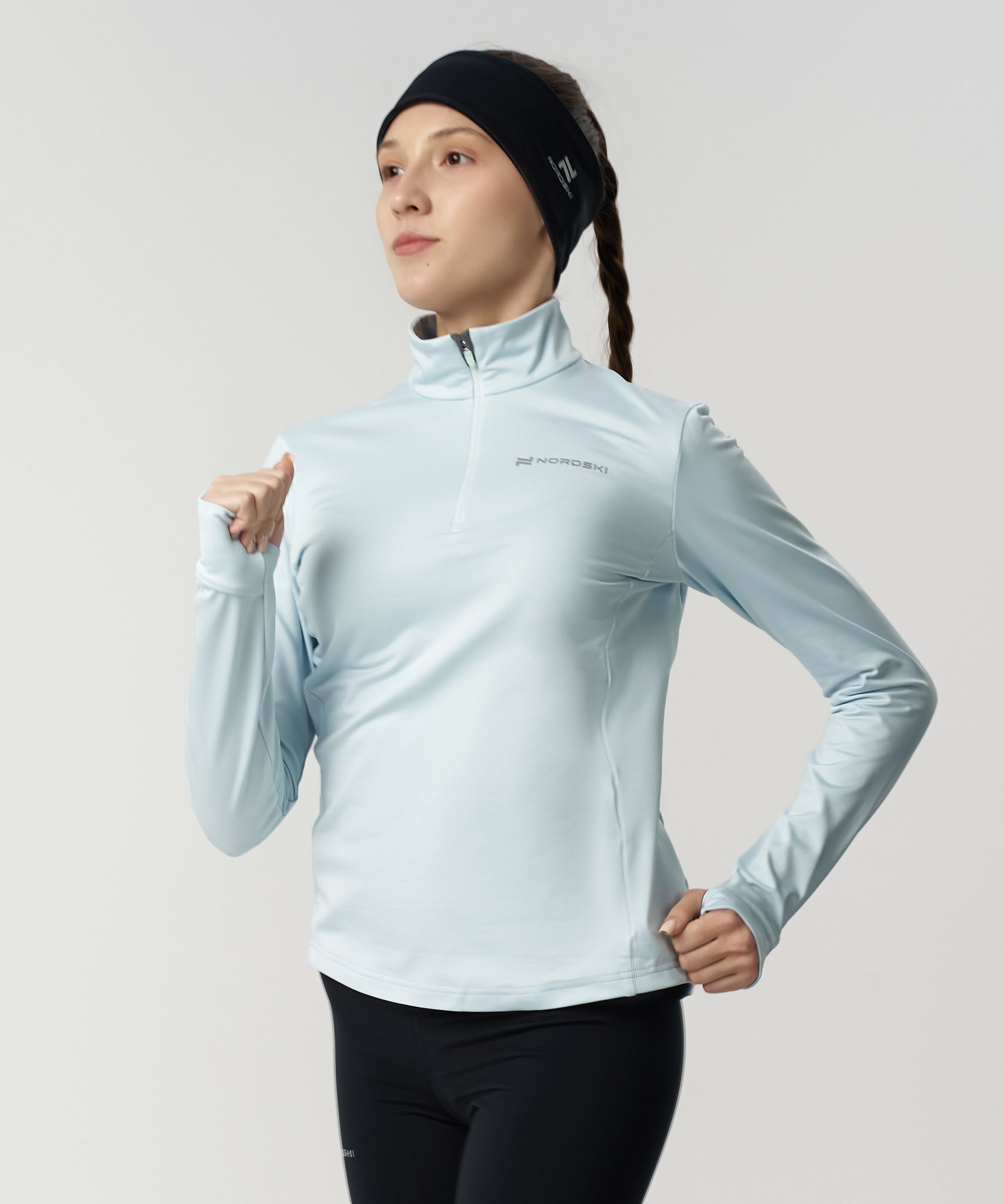 Лонгслив Nordski Warm 2.0 Pearl Bluel W