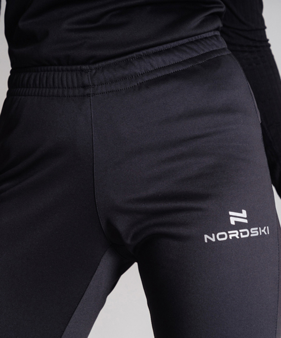 Разминочные брюки NORDSKI Base Black W