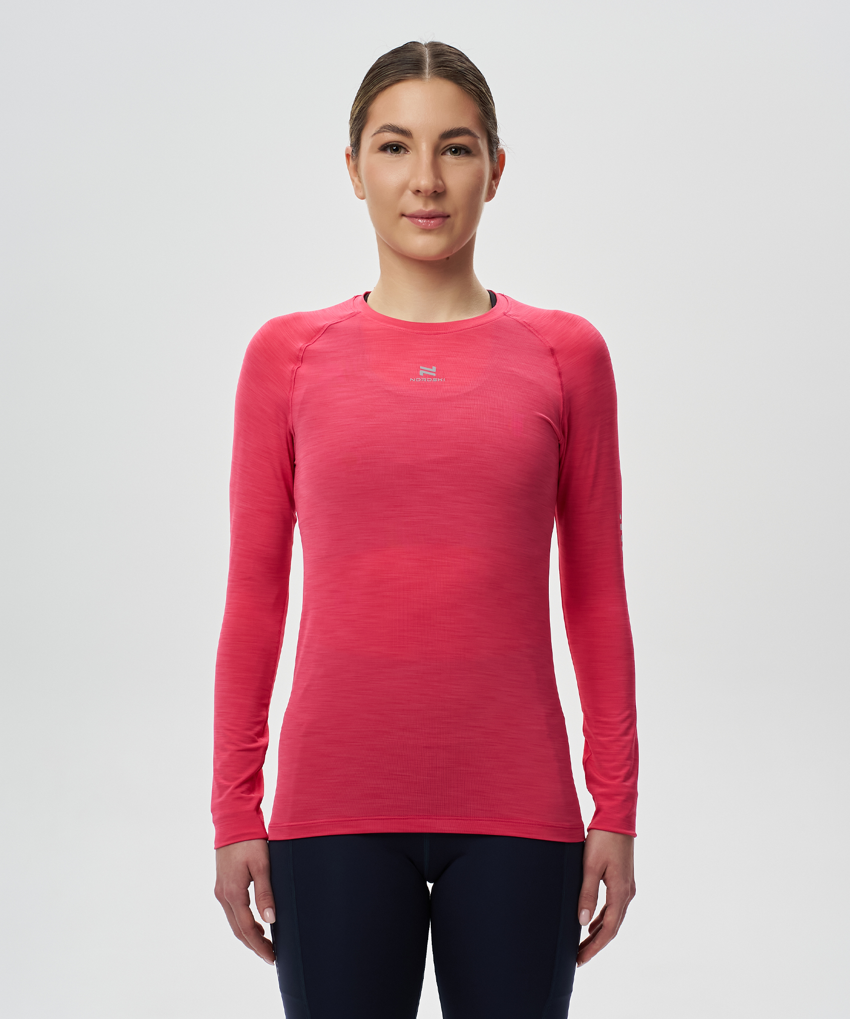 Футболка Nordski Pro Magenta W с длинным рукавом