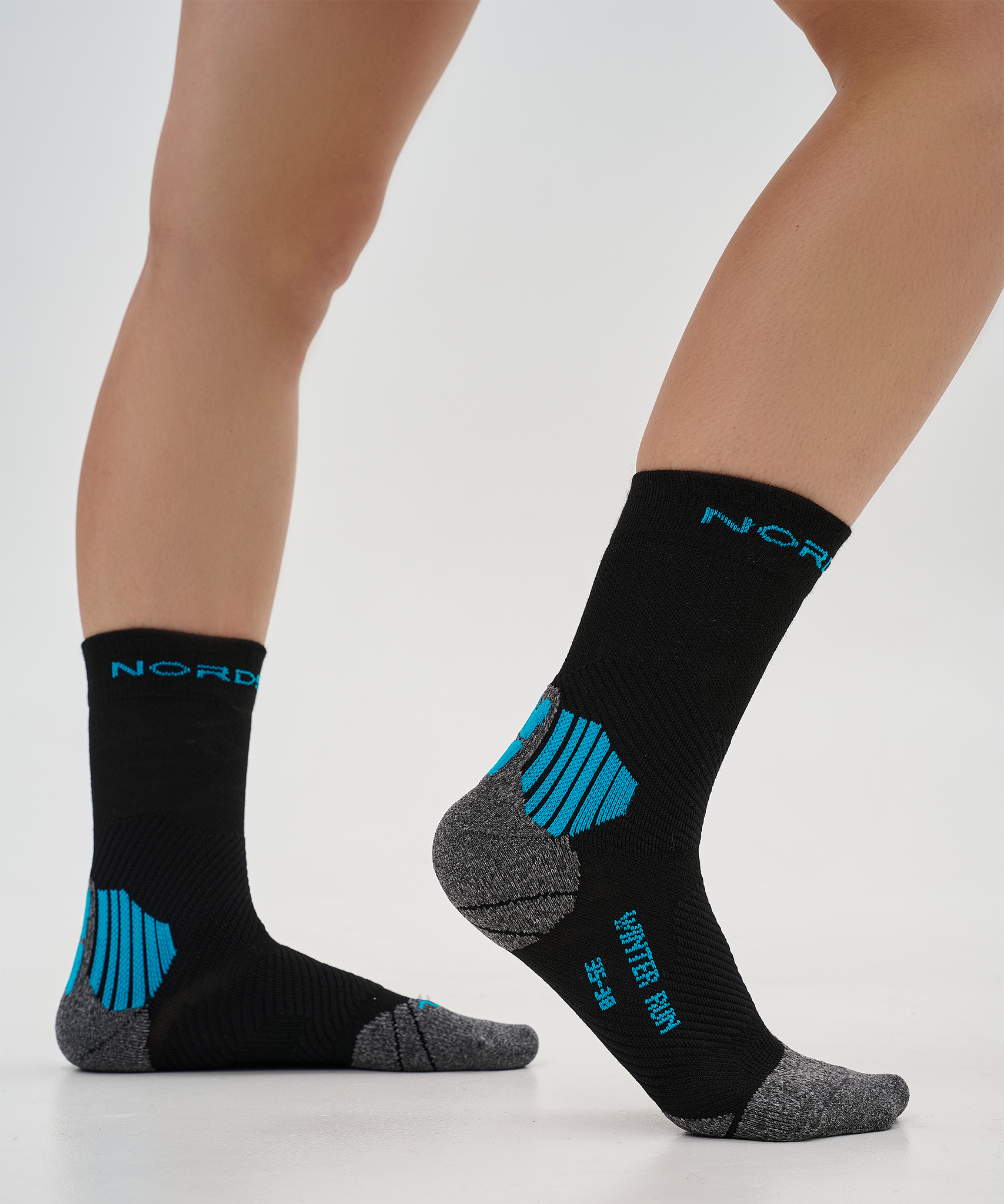 Носки Winter Run Black/Light Blue