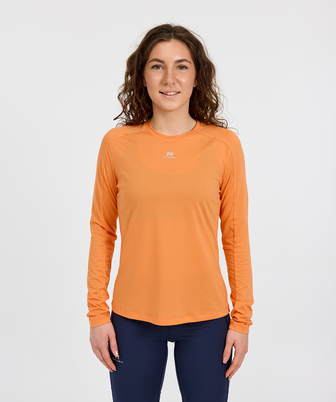 Футболка Nordski Upcast Peach с длинным рукавом W