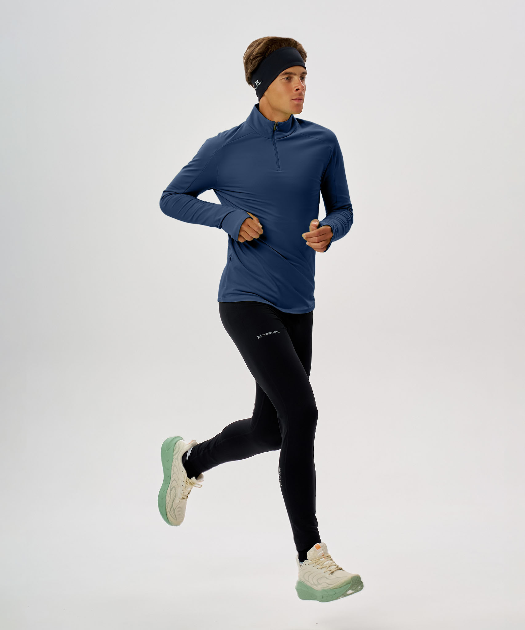 Лонгслив Nordski Winter Running Blue
