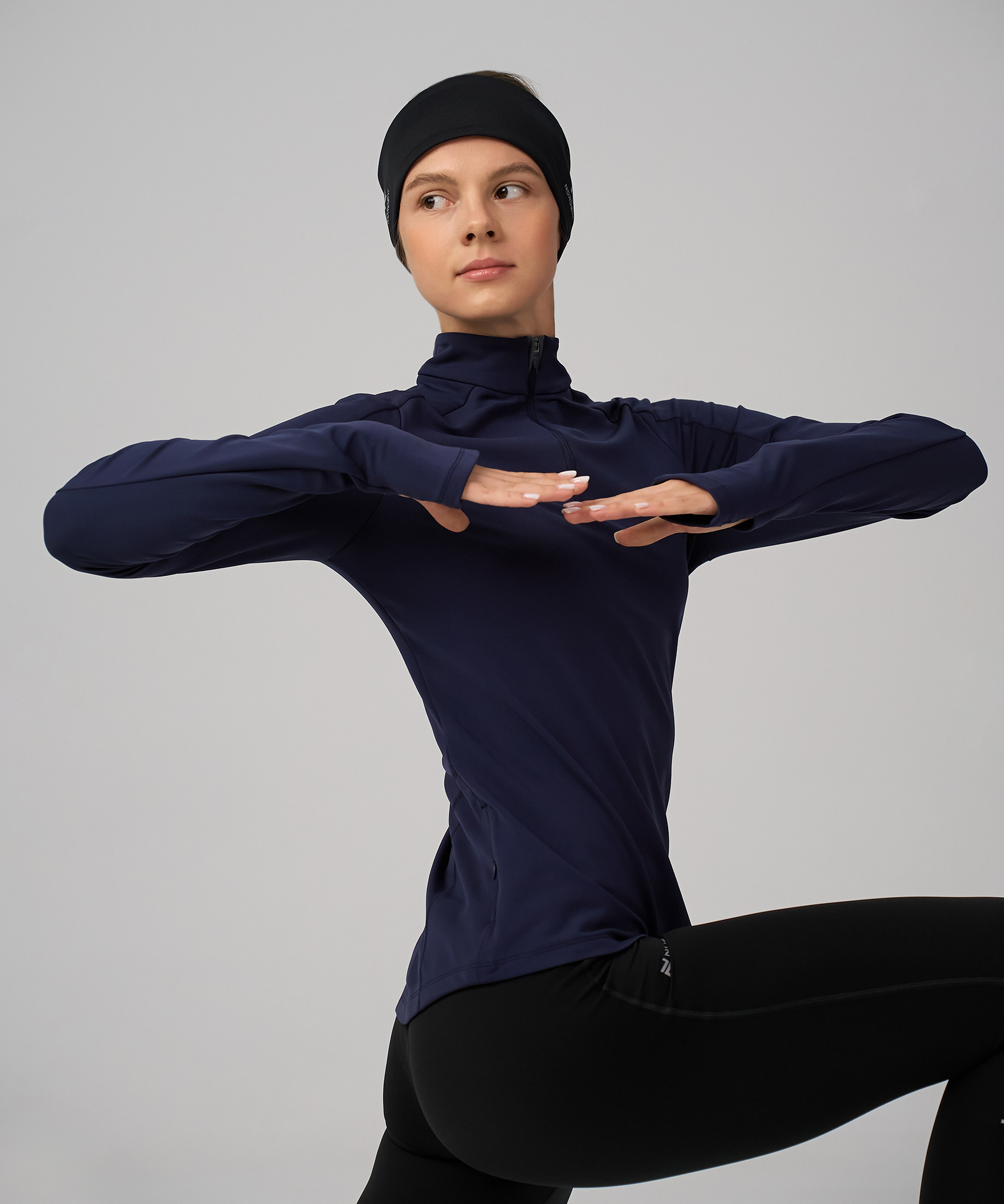 Лонгслив Nordski Winter Running Dark Blue W